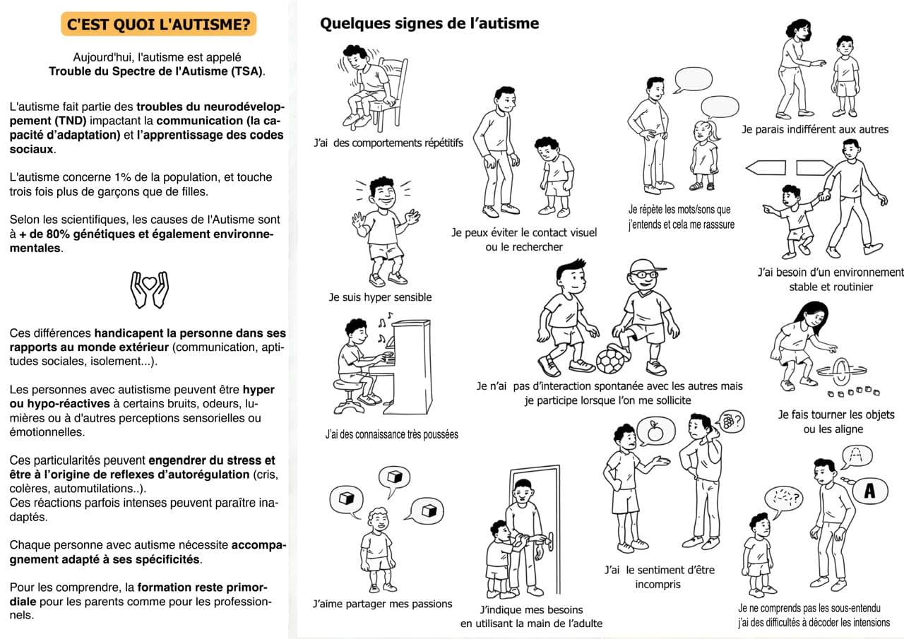 Flyer Autisme Réunion